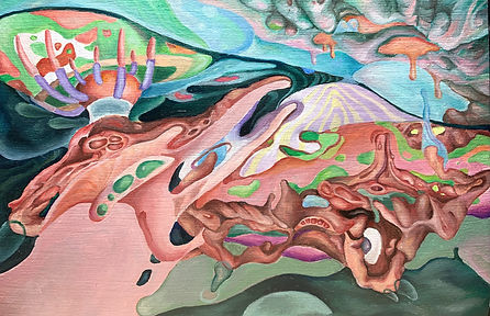 Mini Worlds, 2019, painting 8